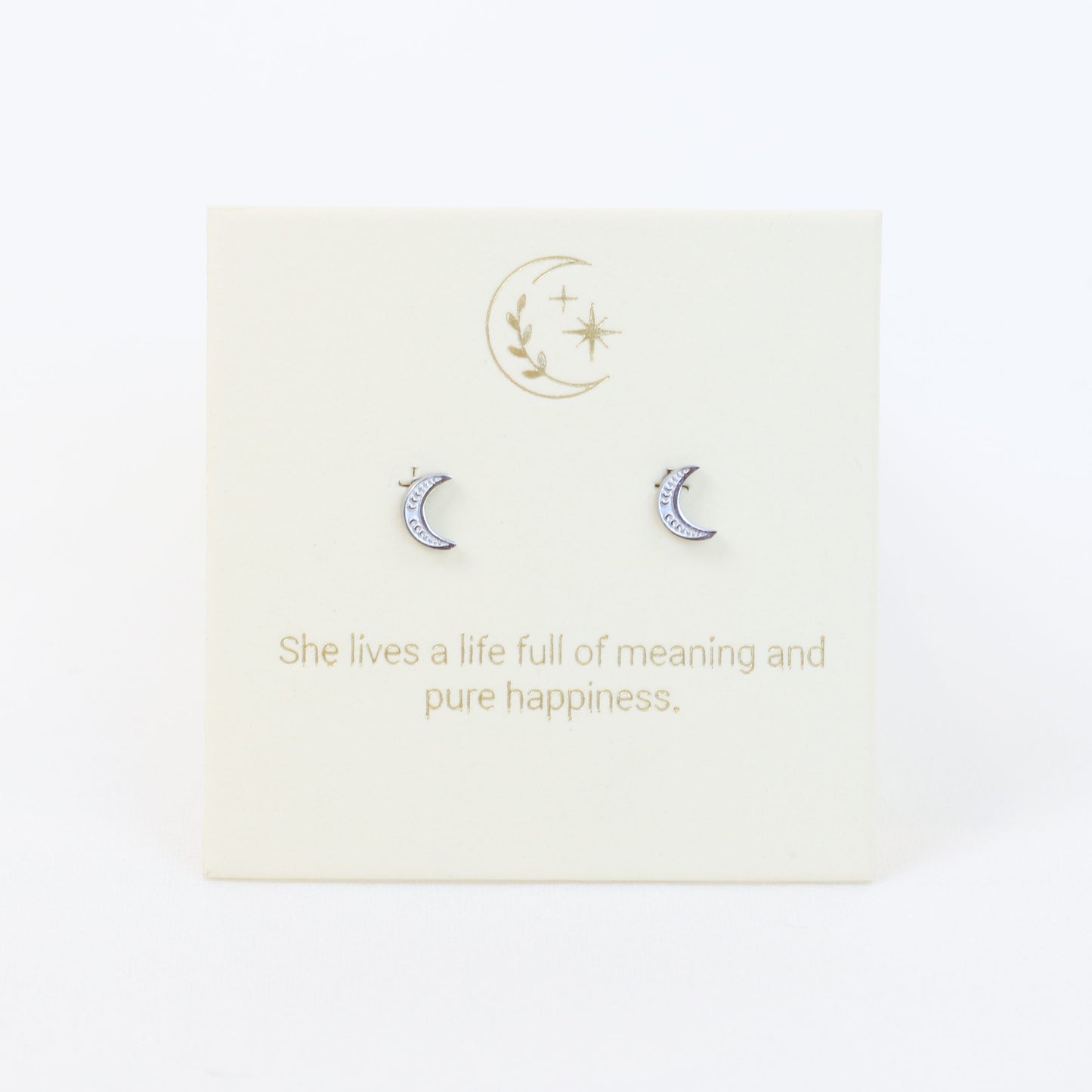 Lunamei Moon Studs