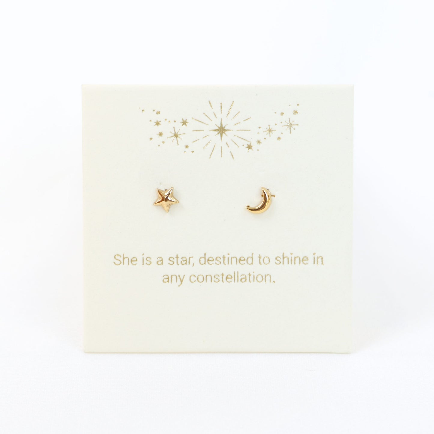 Lunamei Moon & Stars Studs