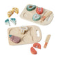 Fruit & Vegetables Wooden Cutting Set
