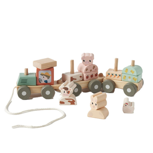 Animal Stacking Train