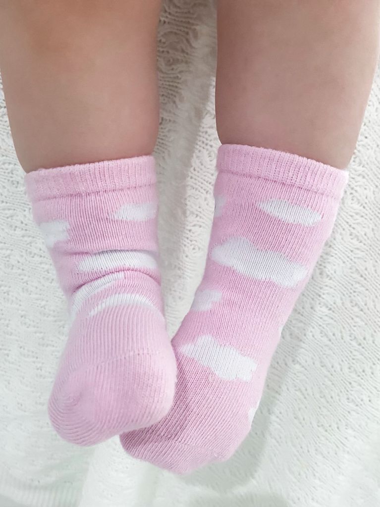 Pink Cloud Socks