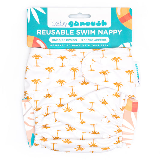 Reusable Swim Nappy - Palm Breeze
