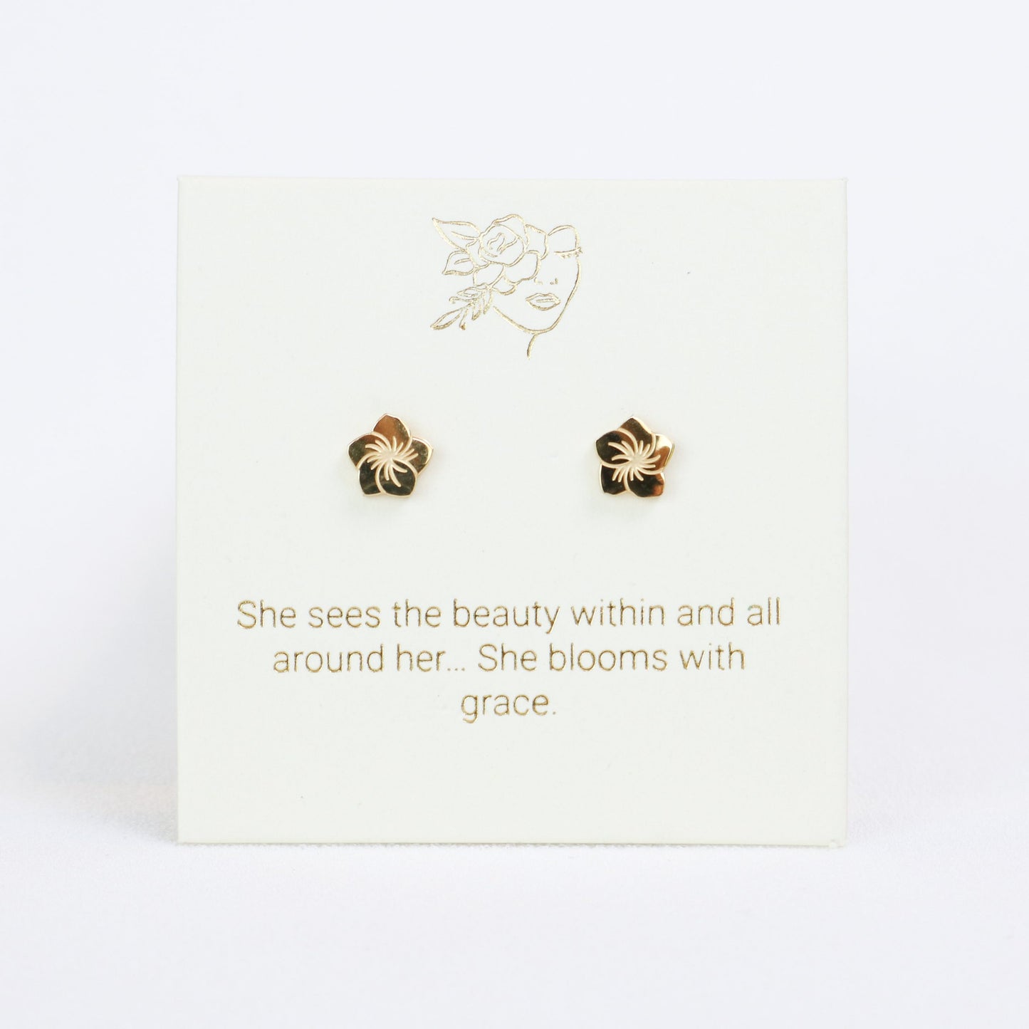 Lunamei Hibiscus Studs