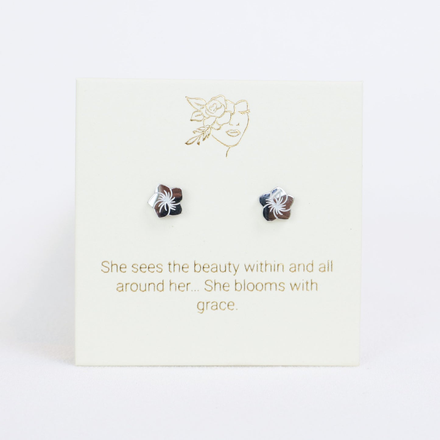 Lunamei Hibiscus Studs