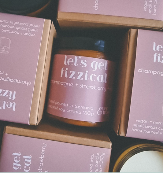 Lets Get Fizzical Candle
