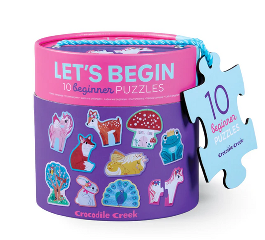 Lets Begin 10 2pce Puzzles - Unicorn