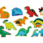 Lets Begin 10 2pce Puzzles - Dinosaurs