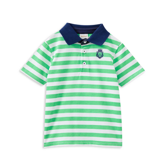 Green Stripe Polo