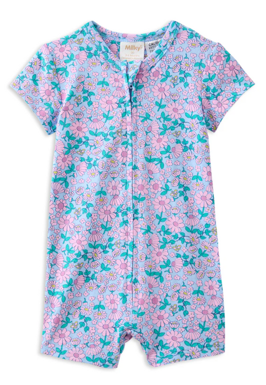 Daisy Fields Zip Romper