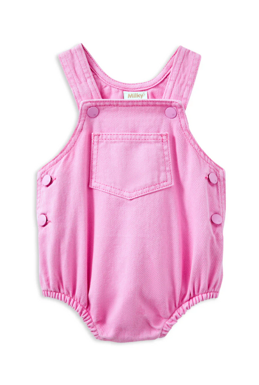 Pink Twill Playsuit