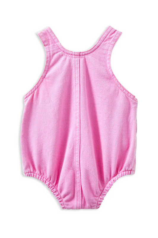 Pink Twill Playsuit