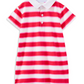 Pink & Red Stripe Rugby Dress