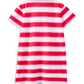 Pink & Red Stripe Rugby Dress