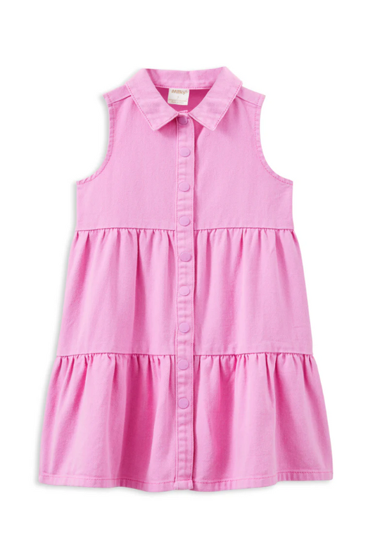 Pink Twill Dress