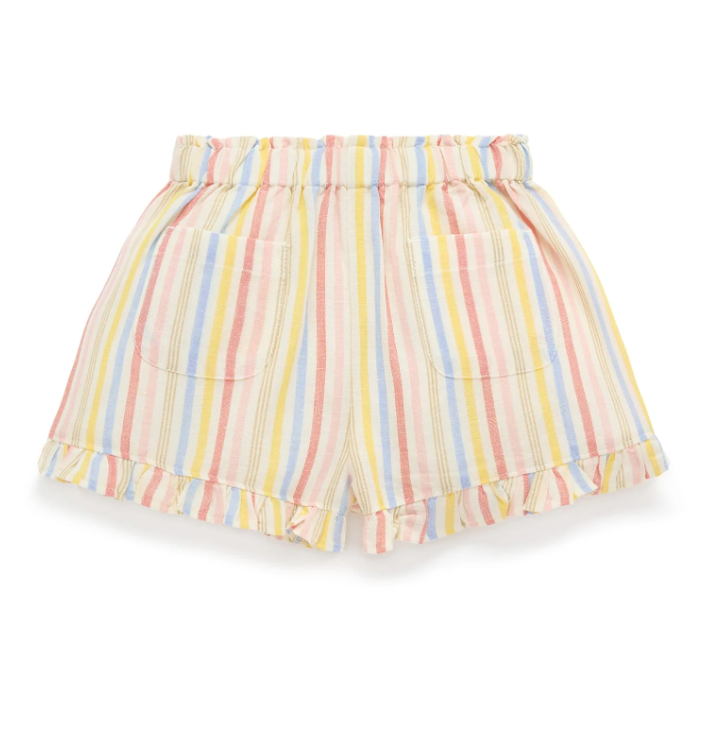 Fiesta Pastel Linen Shorts
