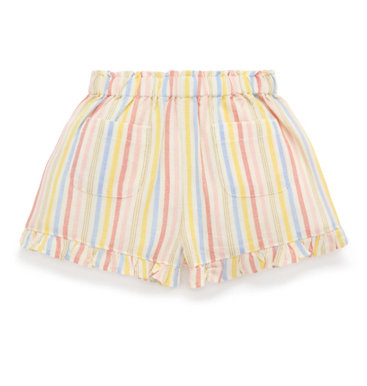 Fiesta Pastel Linen Shorts