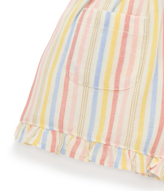 Fiesta Pastel Linen Shorts