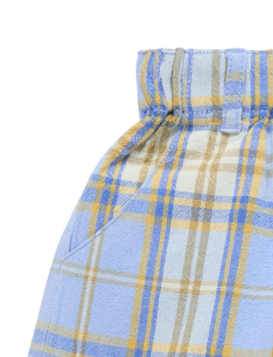 Caribbean Yellow Blue Shorts