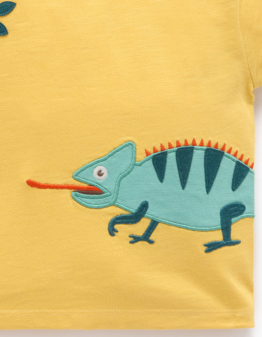 Yellow Chameleon Tee