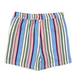 Blue Stripe Crinkle Shorts