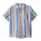 Blue Stripe Crinkle Shirt
