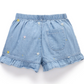 Daisy Embroidered Shorts