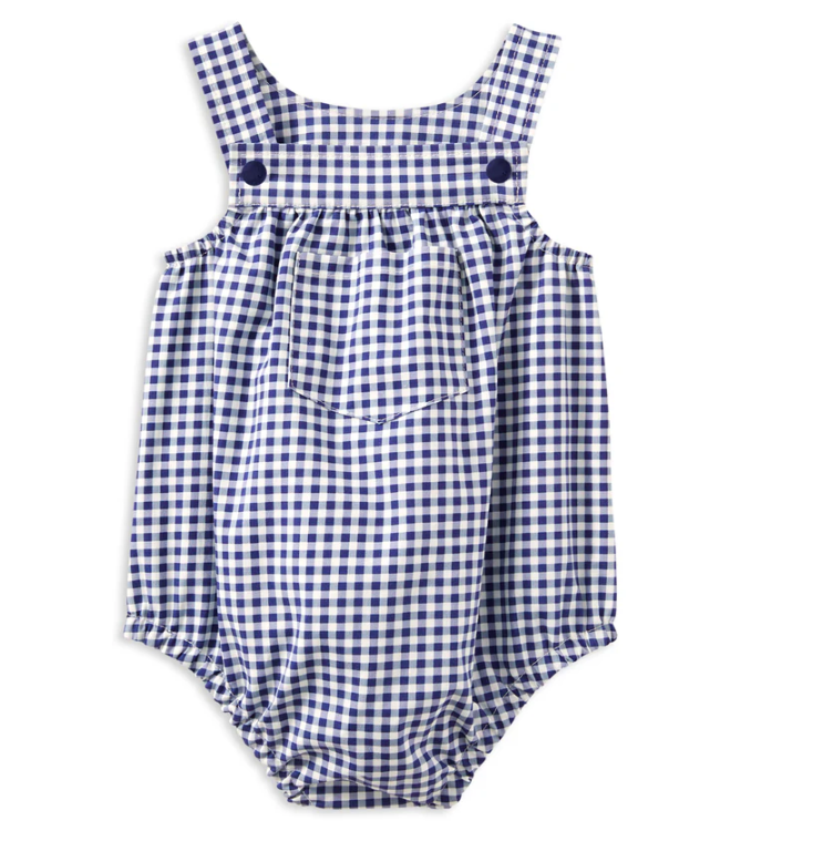 Blue Gingham Playsuit