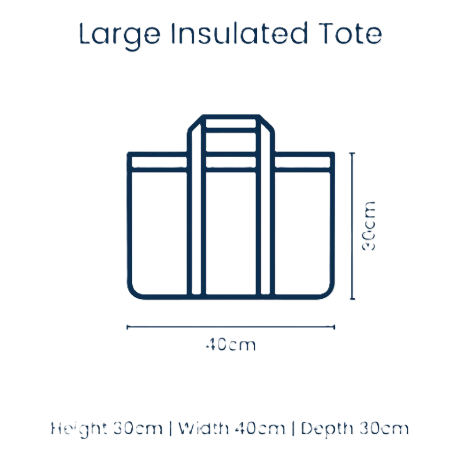 Large Insulated Tote - Sunny Floral