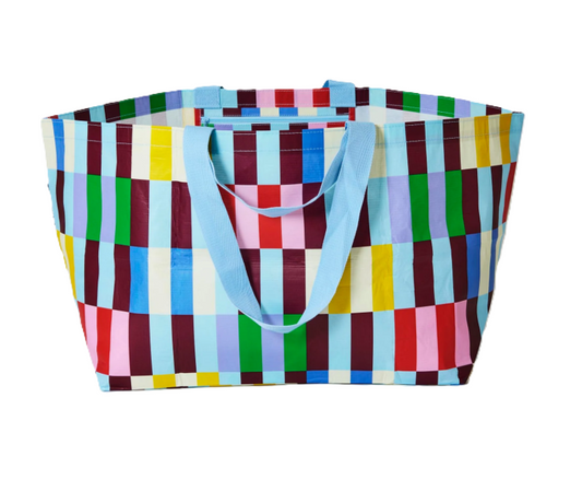 Oversized Tote - Multi Stripe