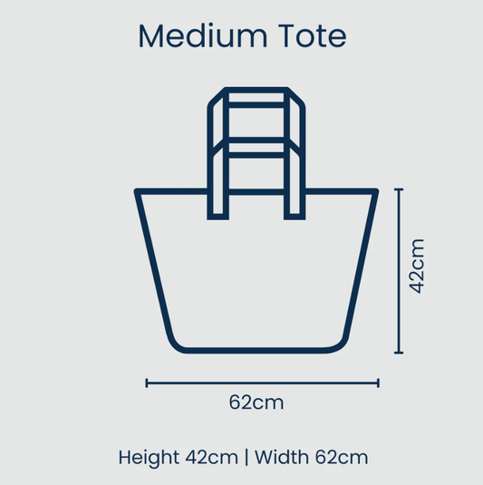 Medium Tote - Blue Green