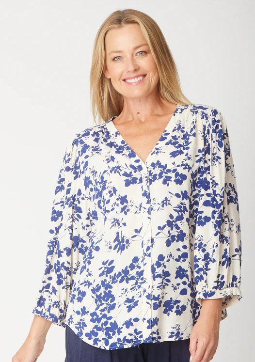 Oakley Blue & White Top