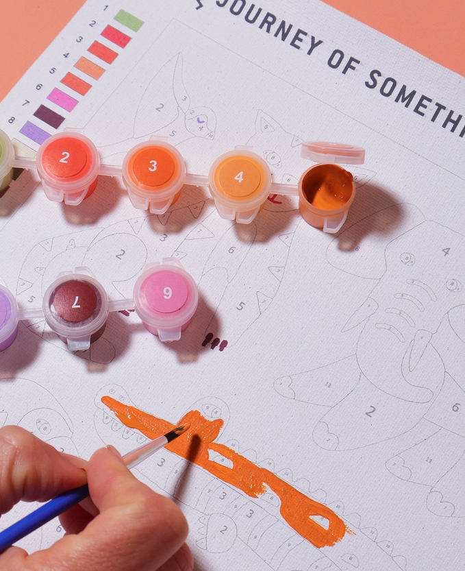 Kids Paint By Numbers - Little Safari