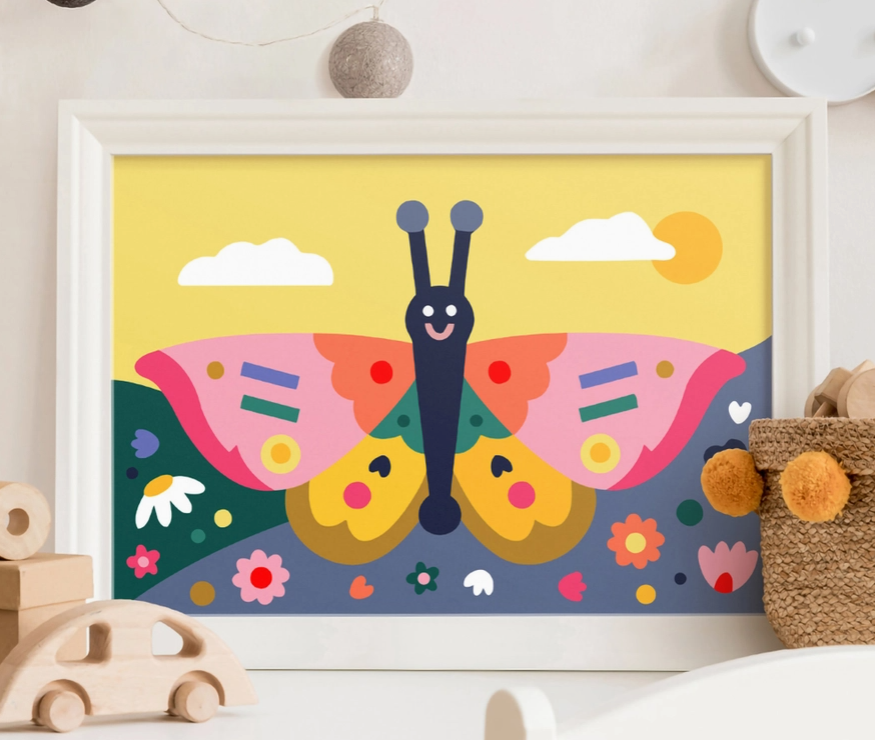 Kids Paint By Numbers - Spring Wings