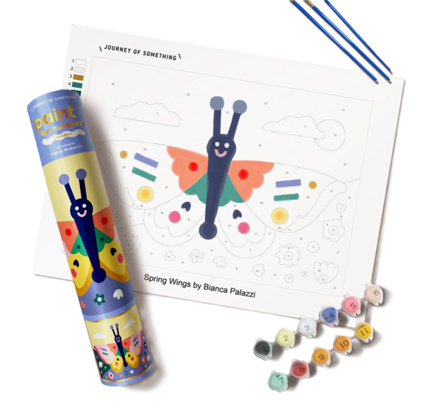 Kids Paint By Numbers - Spring Wings