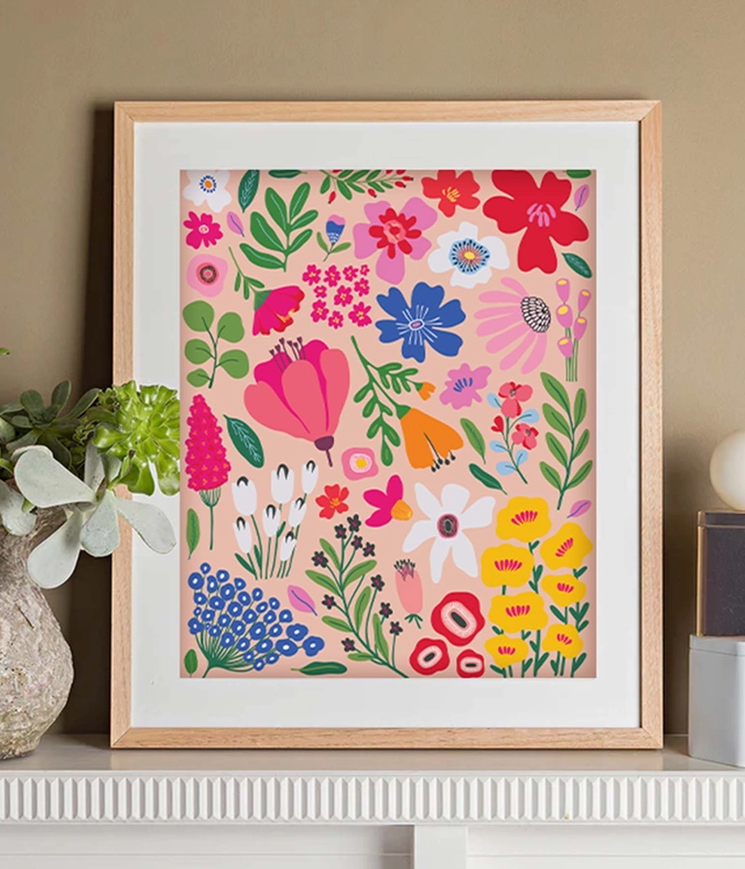 Paint By Numbers - Pressed Flowers