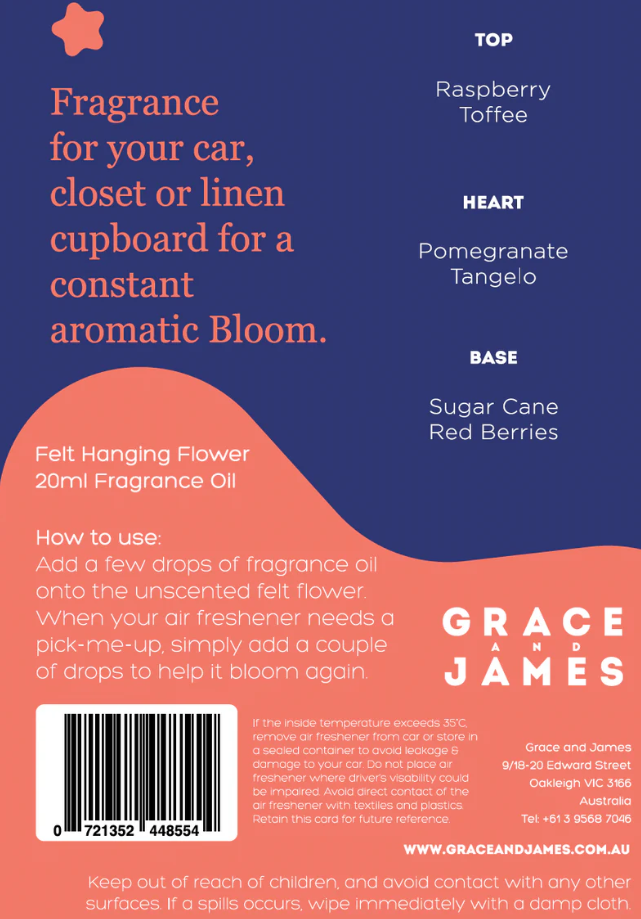 Bloom Air Freshener - Raspberry & Pomegranate