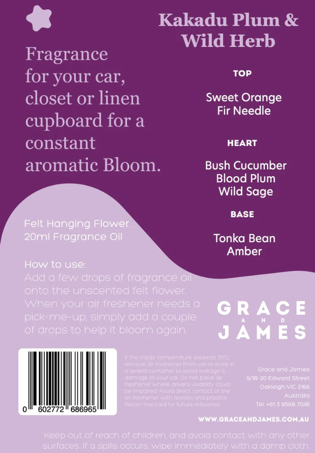 Bloom Air Freshener - Kakadu Plum & Wild Herb