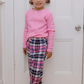 Pink Chester Check PJ's