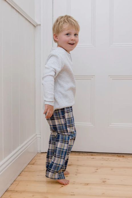 Navy Chester Check PJ's