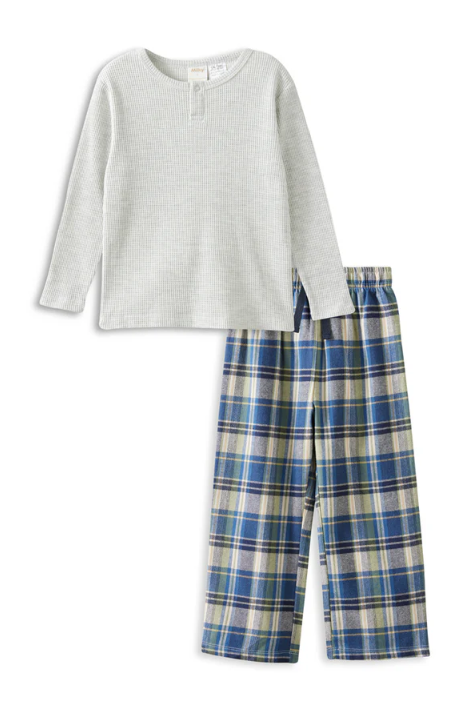 Navy Chester Check PJ's