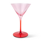 Blush & Cherry Martini Glasses Set of 2