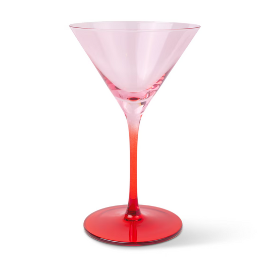 Blush & Cherry Martini Glasses Set of 2