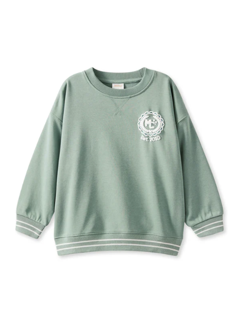 Signature Sweat Dusty Green