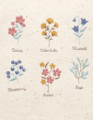 Posy Embroidered Windcheater