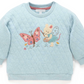 Butterfly Blue Quilted Windcheater
