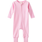 Tickled Pink Zip Stripe Romper