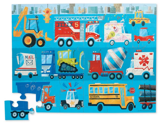 Vehicles Floor Puzzle 36pce