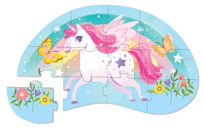 Sweet Unicorn Puzzle 12pce