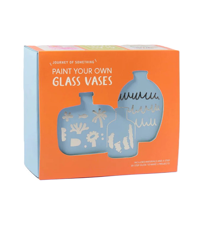 Paint Your Own Glass Vase