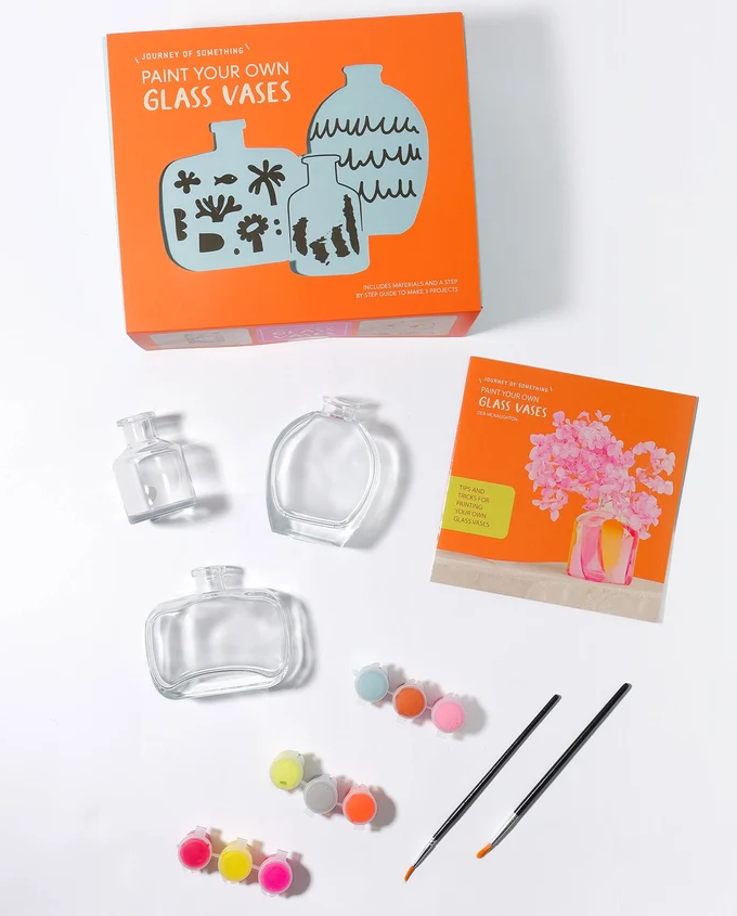 Paint Your Own Glass Vase